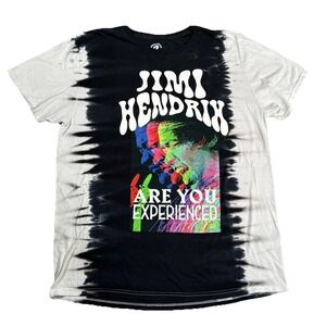 Jimi Hendrix Are You Experienced Tie Dye Music SZ Large Short Sleeve T Shirt